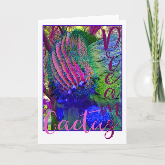 Tarjeta El cactus soña notecard en blanco (Anverso)