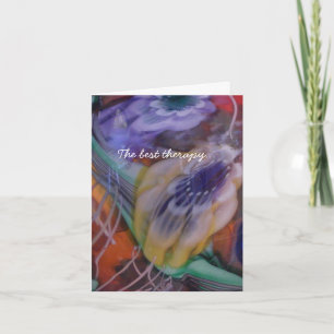 Tarjeta El café con un amigo es terapia