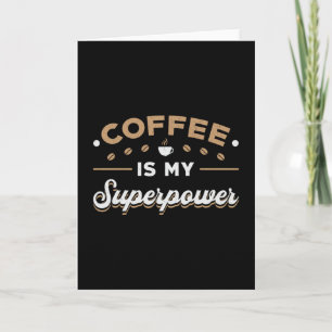Tarjeta El Café De Salud Mental Es Mi Conciencia De Superp