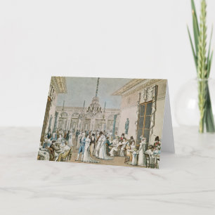 Tarjeta El café Frascati en 1807