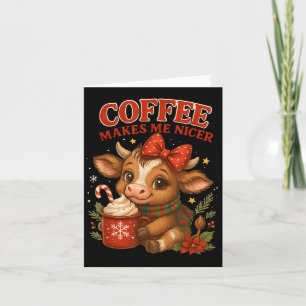 Tarjeta El café gracioso me hace pasar unas vacaciones más