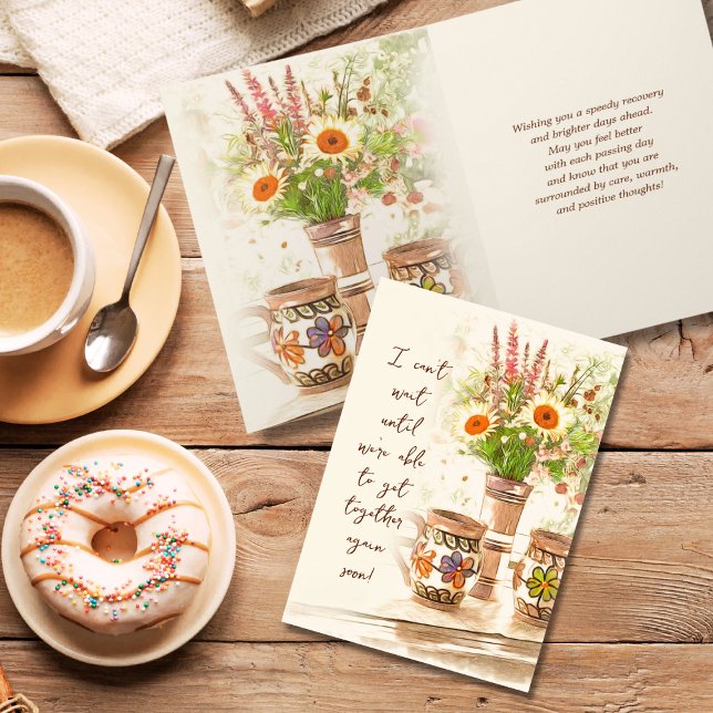 Tarjeta El Café Mexicano Floral Y Acogedor (Subido por el creador)