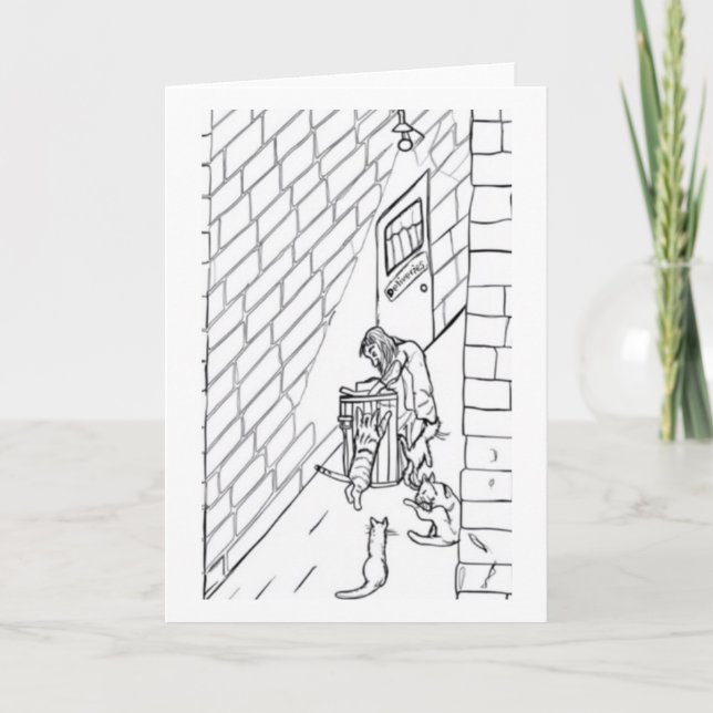 Tarjeta El callejón  (Anverso)