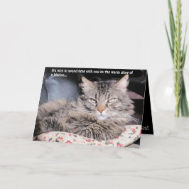 Tarjeta El calor de todas esas velas