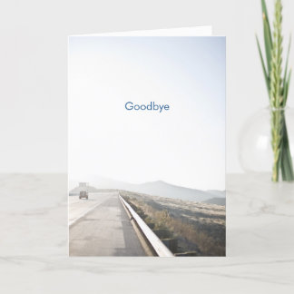 Tarjeta El camino a continuación