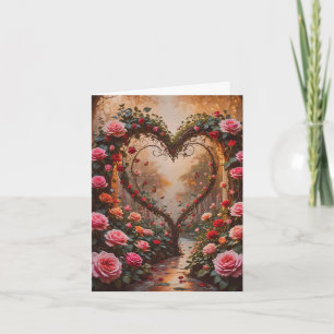 Tarjeta El Camino a Mi Corazón San Valentín