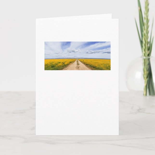 Tarjeta El camino adelante (Anverso)