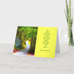 Tarjeta El camino amarillo