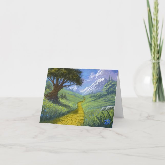 Tarjeta El camino del ladrillo amarillo (Anverso)