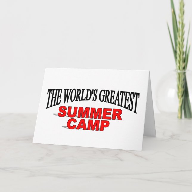 Tarjeta El campamento de verano más grande del mundo (Anverso)