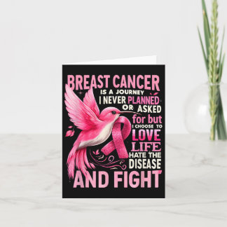 Tarjeta El Cáncer De Mama Es Un Viaje Que Nunca Planeé