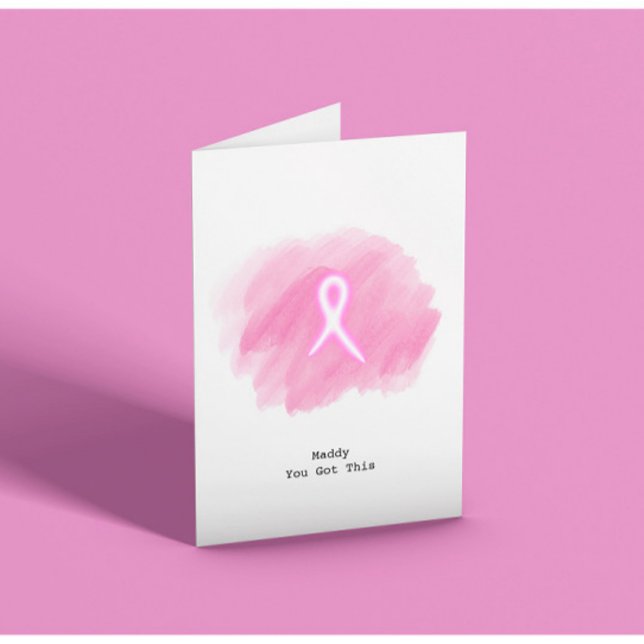 Tarjeta El cáncer de mama se cura (Subido por el creador)