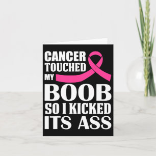 Tarjeta El Cáncer De Mama Tocó Mis Pechos De S Así Que La 