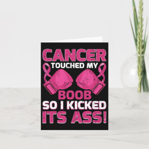 Tarjeta El Cáncer De Mama Tocó Mis Pechos De S Así Que La 