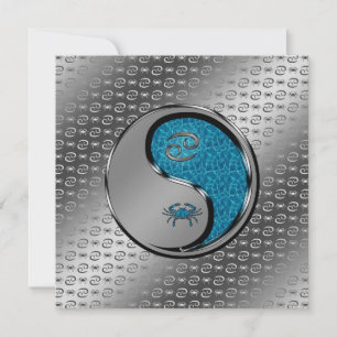 Tarjeta El cáncer del cangrejo