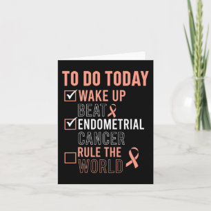 Tarjeta El cáncer endometrial se impone al mundo - Survi