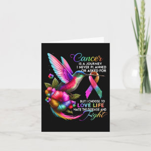 Tarjeta El Cáncer Es Un Viaje Que Nunca Planeé Ni Pregunté
