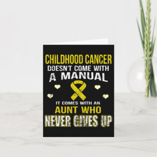 Tarjeta El cáncer infantil viene con la tía que nunca te d