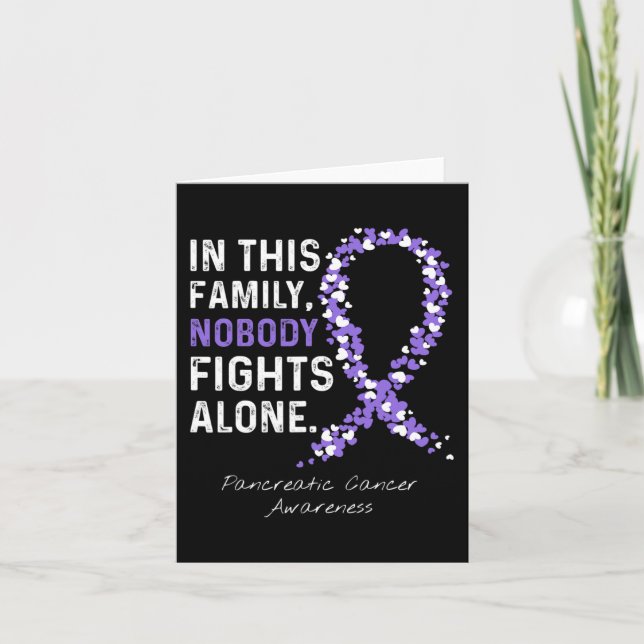 Tarjeta El Cáncer Pancreático En Esta Familia Que Nadie Lu (Anverso)