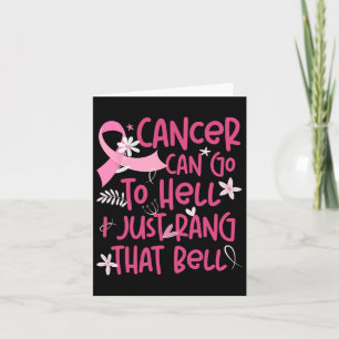 Tarjeta El Cáncer Puede Ir Al Infierno. Sólo Arruiné Ese B