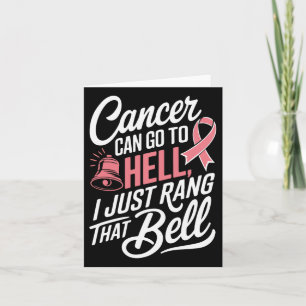 Tarjeta El Cáncer Puede Ir Al Infierno. Sólo Arruiné Ese B