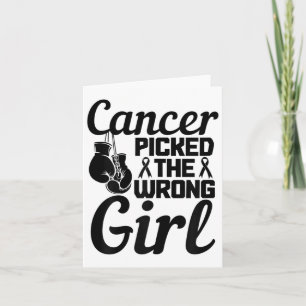 Tarjeta El Cáncer Recogió El Malo Awarene Del Cáncer De Ma
