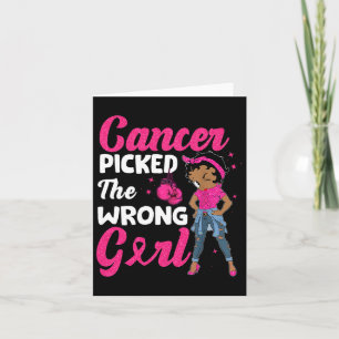 Tarjeta El Cáncer Recogió El Malo Awarene Del Cáncer De Ma
