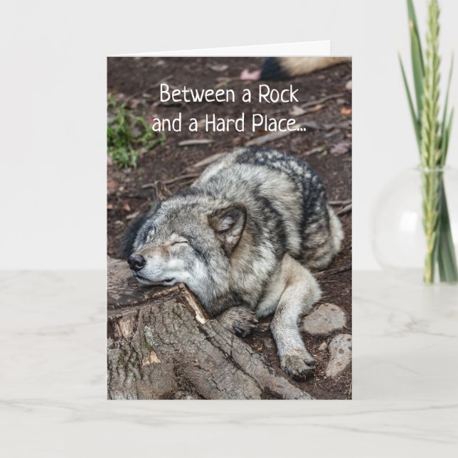 Tarjeta El cáncer se siente como entre el rock y el lugar  (Anverso)