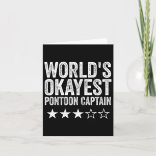 Tarjeta El capitán Pontoon más Okayer del mundo en Boati
