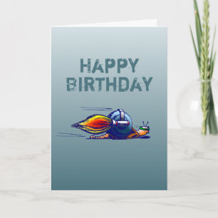 Tarjeta El Caracol Más Rápido Del Mundo
