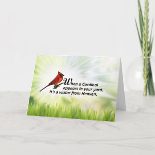Tarjeta El cardenal en tu yard