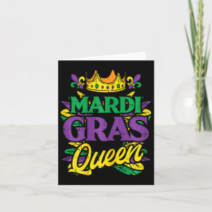 Tarjeta El Carnaval del Mardi Gras de la Reina de la Reina