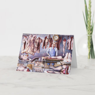 Tarjeta El carnicero de la familia