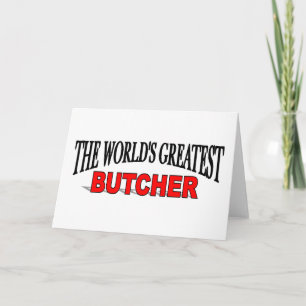 Tarjeta El carnicero más grande del mundo