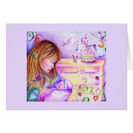 Tarjeta El carrusel soña Notecards