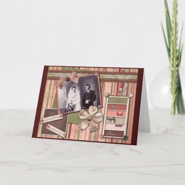 Tarjeta el casarse/de Anniv (Anverso)