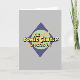 Tarjeta El Centro de Cómics de Pasadena