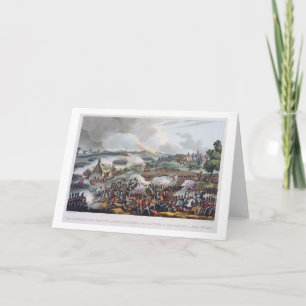 Tarjeta El centro del ejército británico en acción en el B