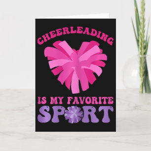 Tarjeta El Cheerleading Es Mi Deporte Favorito - Cheer Y C