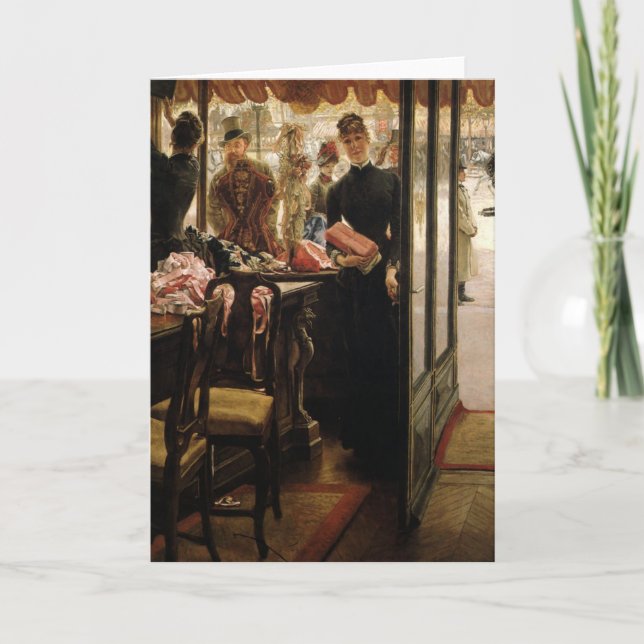 Tarjeta El Chica de Tienda - Tissot (Anverso)