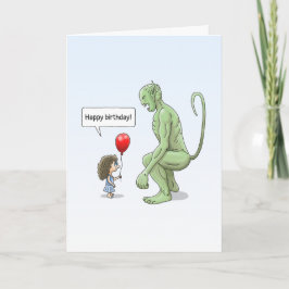 Tarjeta El Chica y el Gran Goblin Verde