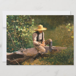 Tarjeta El chico blanco (de Winslow Homer)