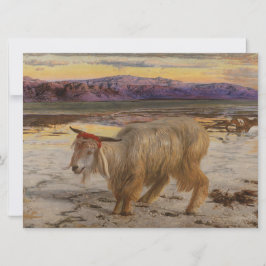 Tarjeta El chivo expiatorio (por William Holman Hunt)