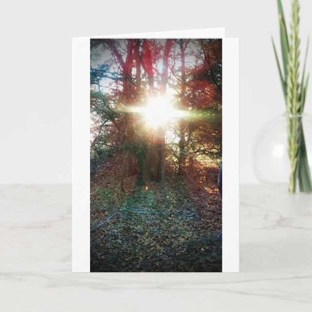 Tarjeta El Cielo Deja Que Tu Luz Brille (Anverso)