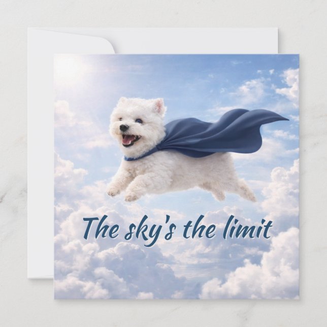 Tarjeta El cielo es el límite (Anverso)