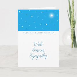 Tarjeta El cielo es un gato de perro más brillante o cualq