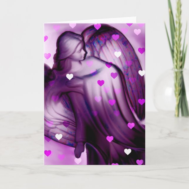 Tarjeta El Cielo Te Está Enviando Corazones Hoy (Anverso)