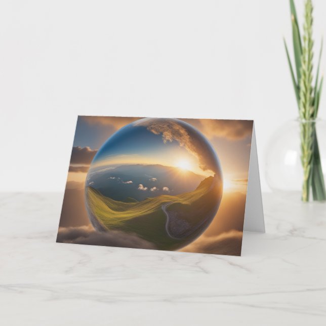 Tarjeta El cielo y la tierra (Anverso)