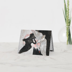 Tarjeta El cisne, grupo IX, número 2 de Hilma af Klint