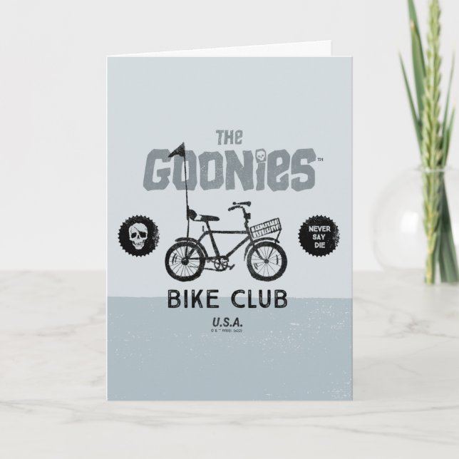 Tarjeta El Club de Bicicletas Goonies (Anverso)